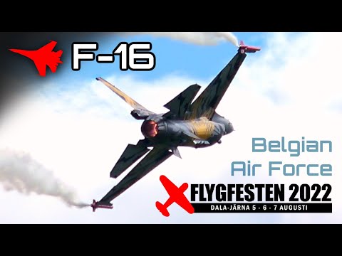 F-16 SAVAGE FLIGHT DISPLAY!! ✈️ FLYGFESTEN 2022