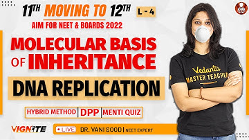 Molecular Basis of Inheritance L-4 | DNA Replication | NEET 2022 | Class 12 Biology | Biotonic