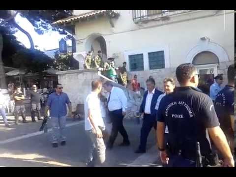 Αποδοκιμασίες Πάνου Καμμένου στην Κω 21/08/2015