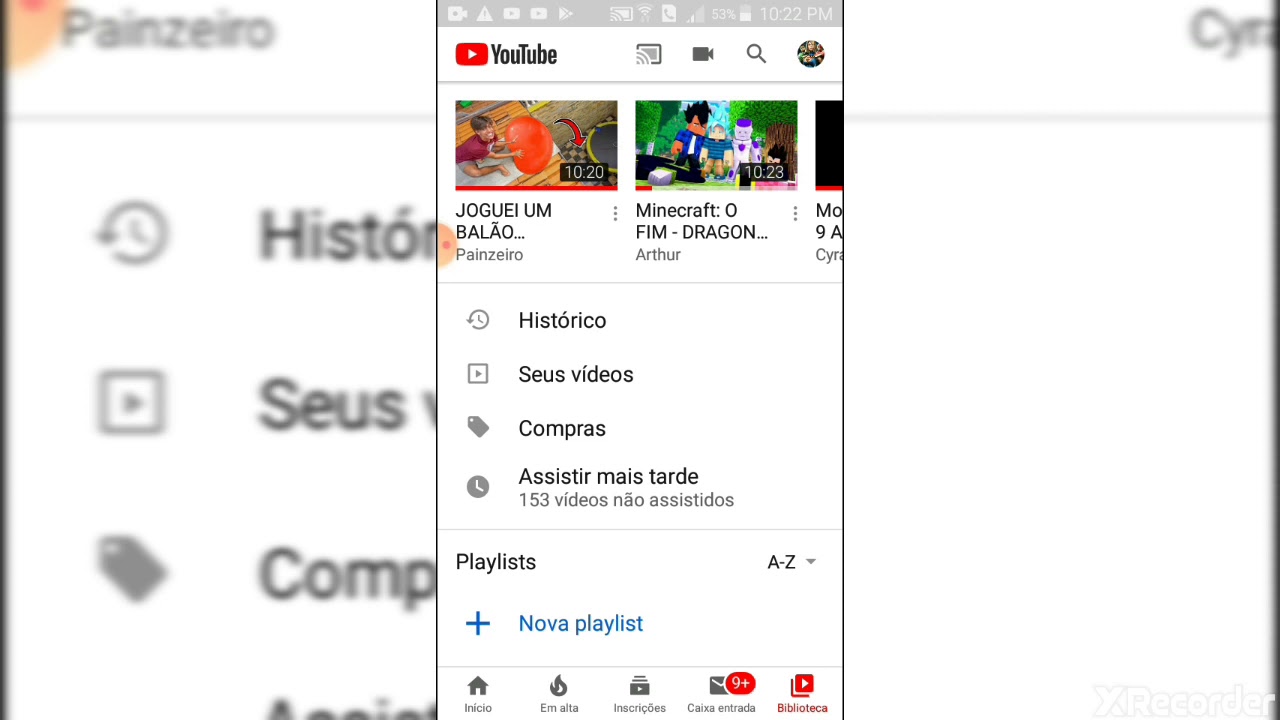 Como colocar o pefil e a intro - YouTube