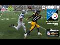 Madden 26 Pittsburgh Steelers vs Detroit Lions Draft + Free Agency Updated Roster Sim 2026 Game Play