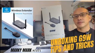 Hagibis HDMI GW9 WIRELESS HDMI EXTENDER KITS ตัวรับสัญญาณ HDMI ท้ายคลิปมี ส่วนลดด้วยน้าา 😃