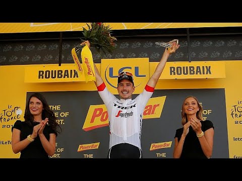 Vídeo: Tour de France 2018: John Degenkolb vence a etapa 9 nas pedras de Roubaix