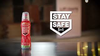 StaySafe 5-in-1 Fire Extinguisher In Action