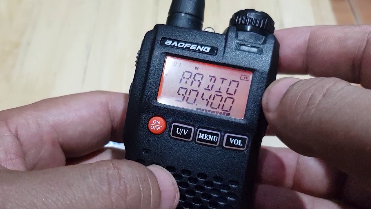 วิธีฟังวิทยุ FM Radio Baofeng uv-R