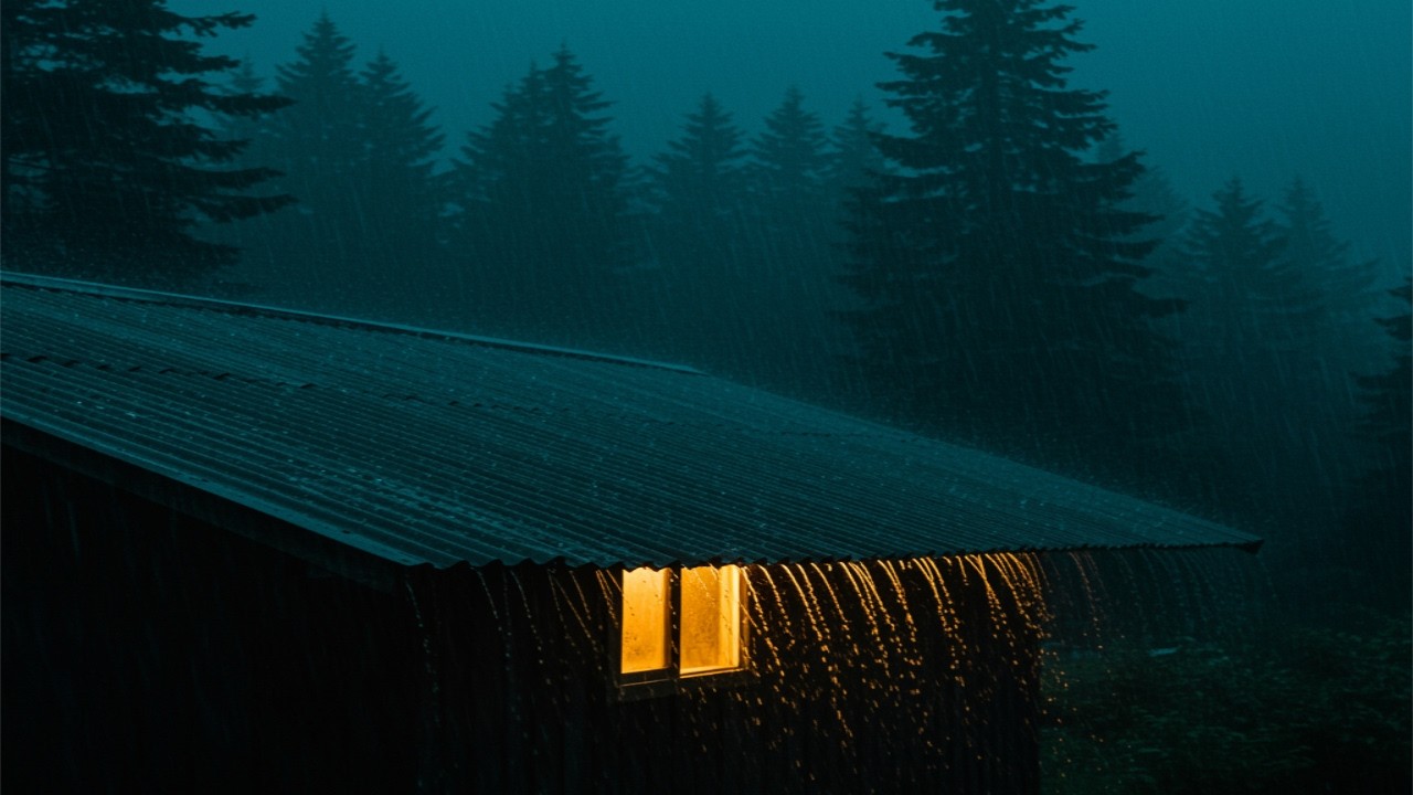 Sleep Instantly with Heavy Rain on Tin Roof & Powerful Thunderstorm Sounds (NO ADS)