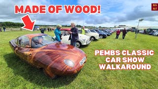 Amazing wooden 2CV and other car show magic! Pembrokeshire Classic Car Show 2026