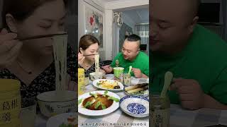 Top funny video with husband and wife eating food challenge