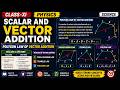 SCALAR AND VECTOR ADDITION | POLLYGON LAW OF VECTOR ADDITION | PHYSICS | CLASS-XI | SCIENCE