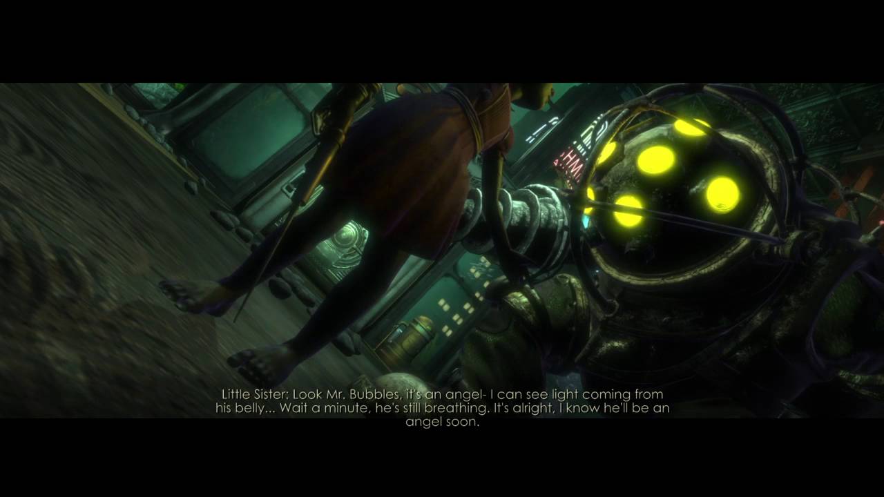 Bioshock The Collection Look Mr Bubbles Its An Angel Youtube