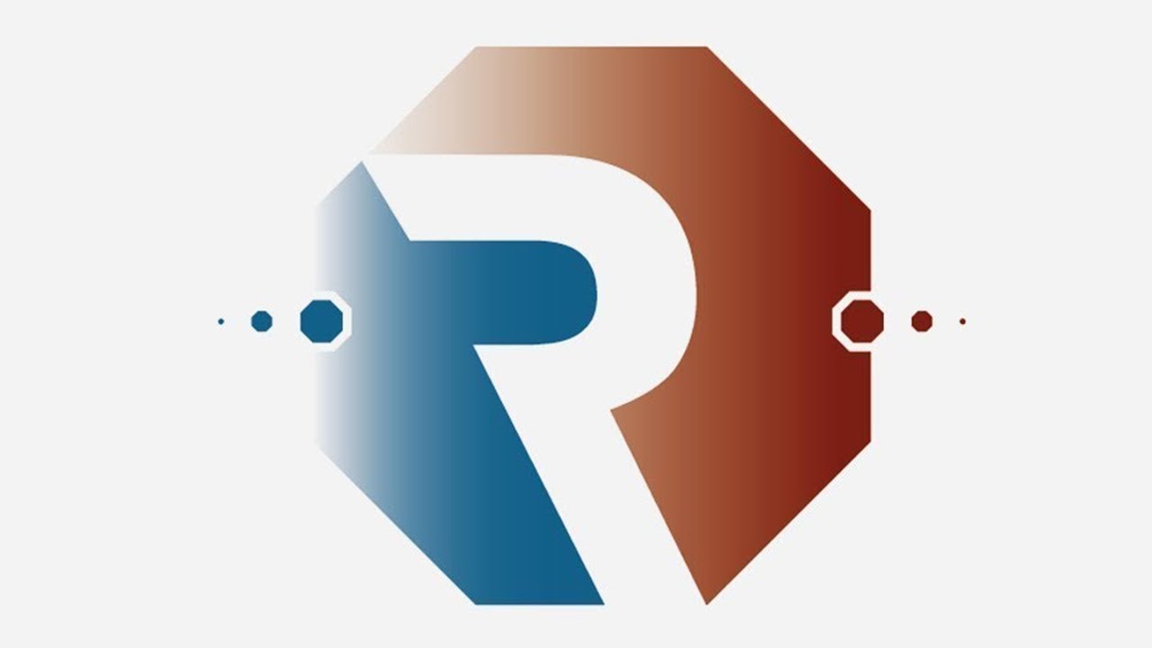 R Logo Design Illustrator R Letter Logo Design Illustrator Youtube