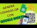 Como Generar / Crear Códigos QR con Google Sheets