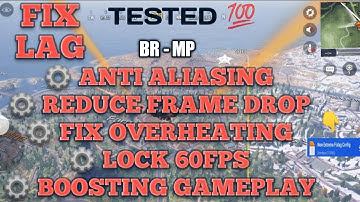 NEW TESTED CONFIG | SMOOTH ALL DEVICE | FIX LAG CODM BR and MP | 100% working