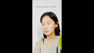 Too busy? Meditate. @meditationchannel