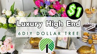 6 DIY  DOLLAR TREE HIGH END LUXURY DECOR ~CENTERPIECE BRIDAL🌹Olivia's Romantic Home DIY