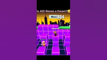 Always fail to get 400 waves in block dash endless😭 #stumbleguys #shorts