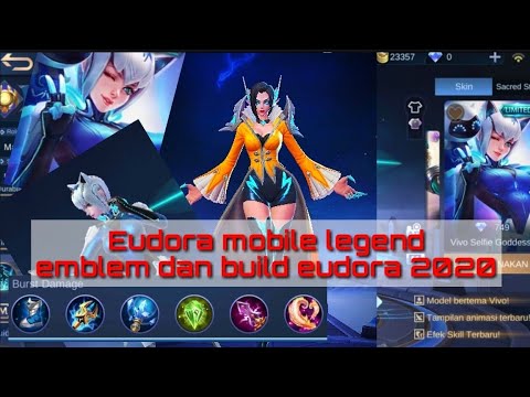 Eudora mobile legend/emblem dan build eudora 2020 tersakit - YouTube