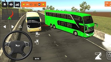 2025 new coach bus simulator 💥 || indonesia bus simulator part-157 #bus #game #simulator #comman 