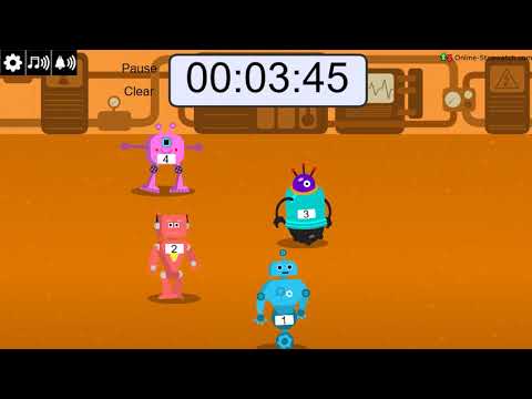 9 minute Robot Race timer
