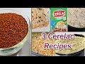 baby Food || 3 Homemade Cerelac recipes for babies || CERELAC Powder