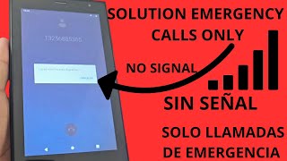 Tablet sin señal o solo llamadas de emergencia - no registrado en la red - como solucionarlo screenshot 4