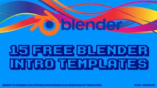 Top 15 Free Blender Intro Templates