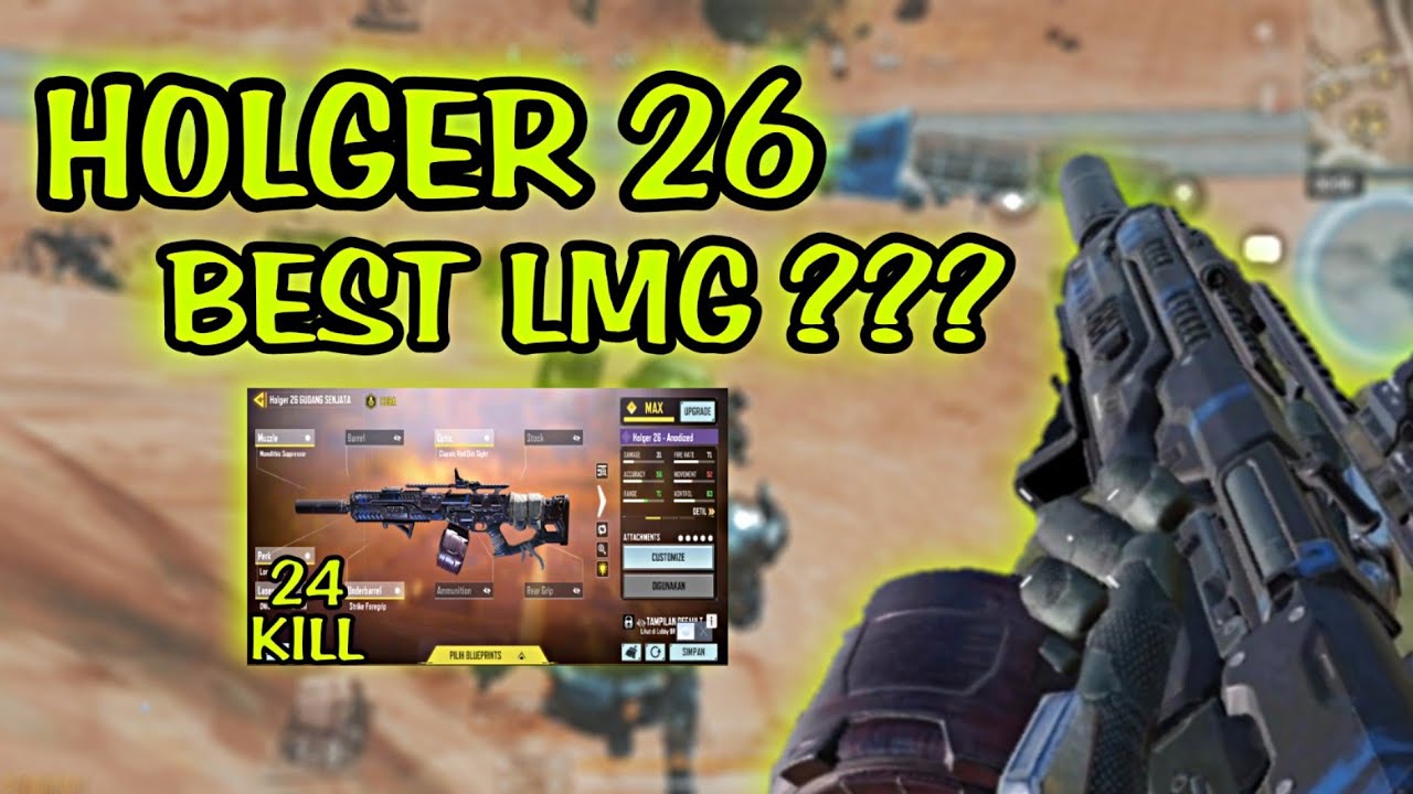 HOLGER 26 , Fast Ads Fast Reload No Recoil| | Call Of Duty Mobile - YouTube