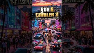 Finally! GTA 6 Trailer 3 - Jason &amp; Lucia Story Revealed 🌴#GTA6Trailer3#shorts