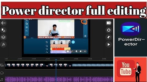 How to edit video in powerdirector/Power director full tutorial/power director me video editing