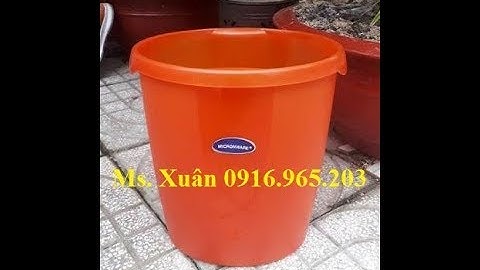 Thùng Đựng Rác Khách Sạn, Sọt Rác Nhựa Nhà Hàng, Thùng Rác Không Nắp Đậy