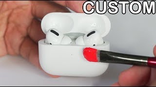 Custom AIR Pods Pro's!! 🎨🎨 (Giveaway)