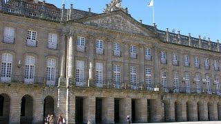 Pazo de Raxoi, Santiago de Compostela, Galicia, Spain, Europe