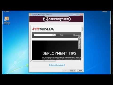 AppDeploy kostenloses MSI Umpacken Tool Tutorial Pt.1