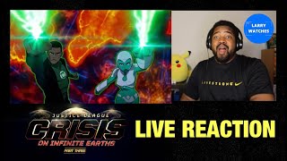 Justice League: Crisis On Infinite Earths Part Three - Official Trailer - Reaction