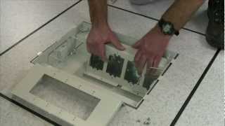 Detailed Wiremold: How to remove & interchange Evolution Floor Box Mounting Brackets Information