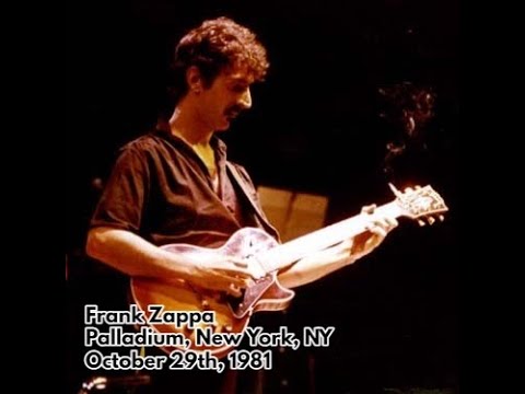 frank zappa 1981 tour