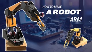 DIY 6-axis Robot arm with Arduino | Robotics