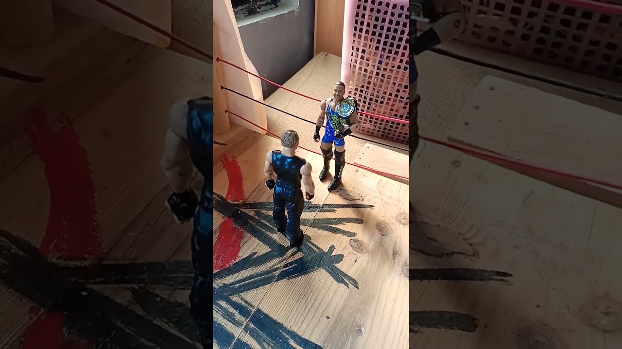 wwf wargames 2022 Attitude era champion RVD has a staredown with  dean ambrose