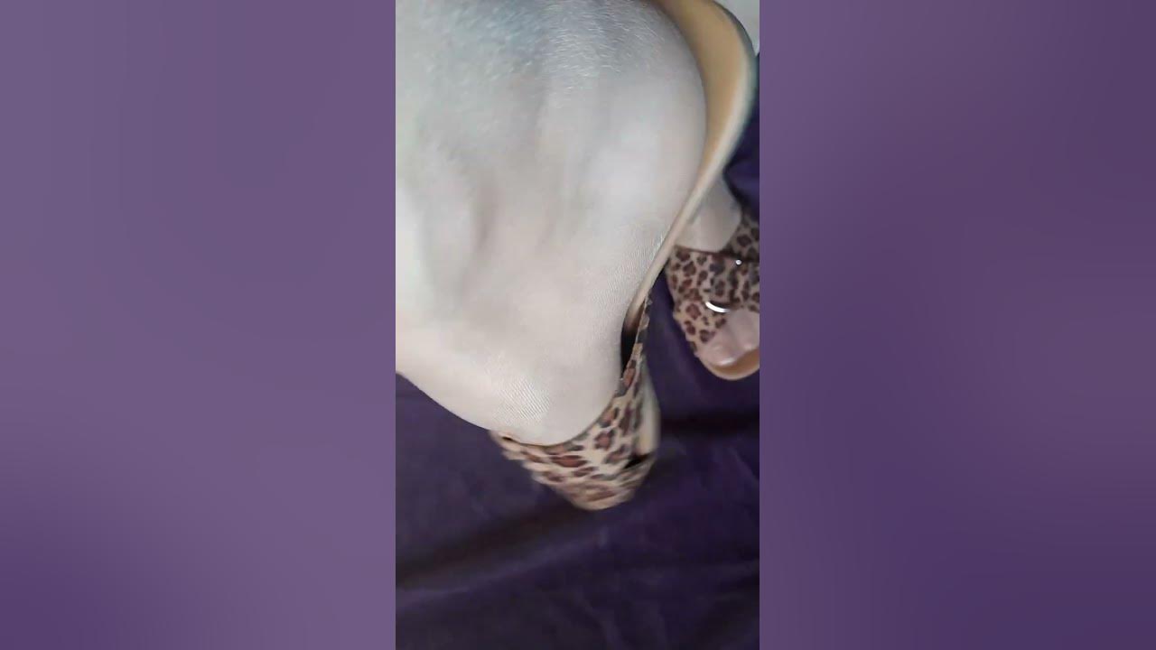 Sexy Nylon Feet Play Savi Vaizdai Part 160 Nylon Feet Soles And Leopard Slippers 2 Youtube