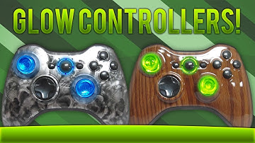 Custom Modded Controller with Light Up Joysticks - Light Up Xbox Controller - Gamers Option