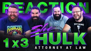 She-Hulk: Attorney at Law 1x3 REACTION!! 