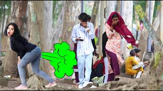 Very Funny Wet Fart Prank On Cute Girls In Public Park Part- 406 N2O Shreya
