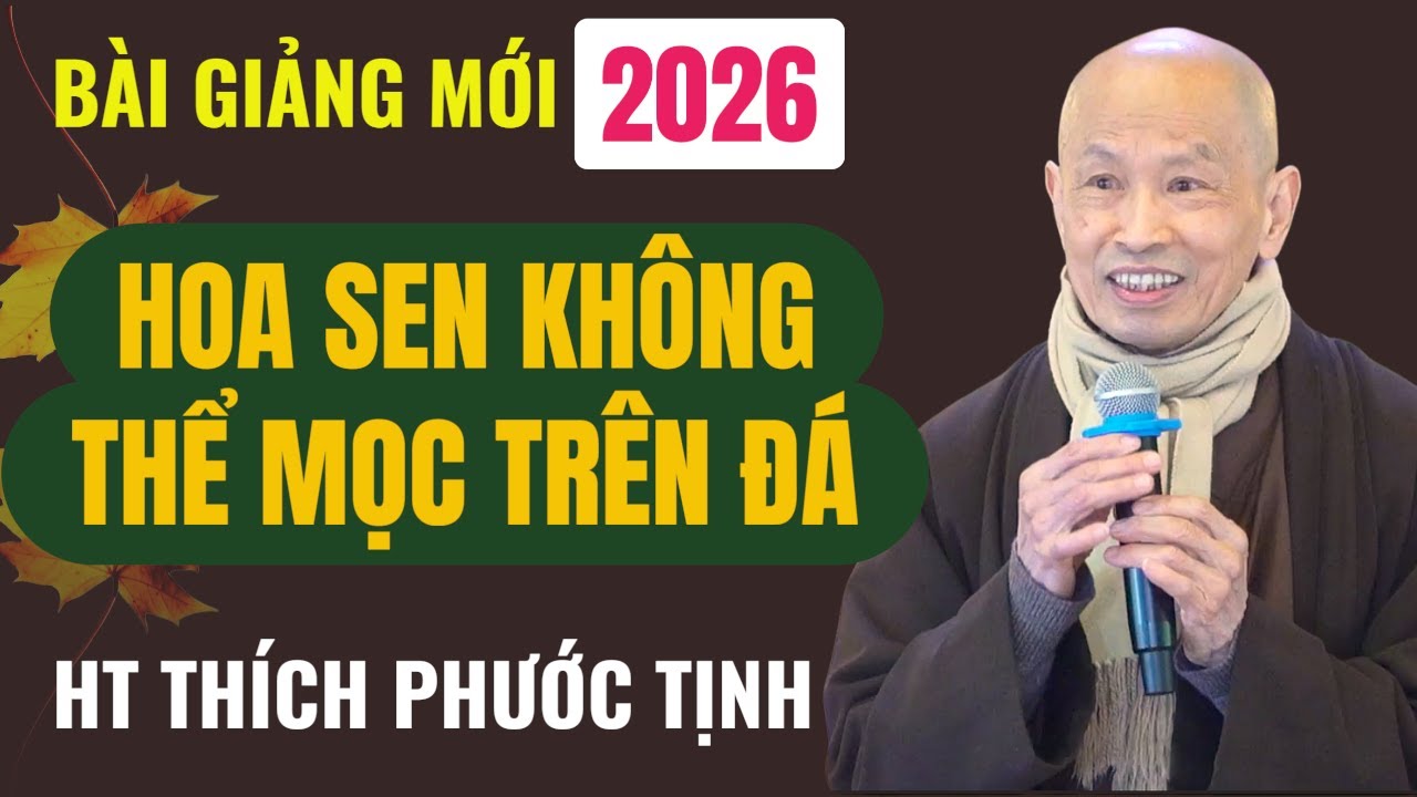 Hoa sen không mọc được trên đá | HT Thích Phước Tịnh giảng