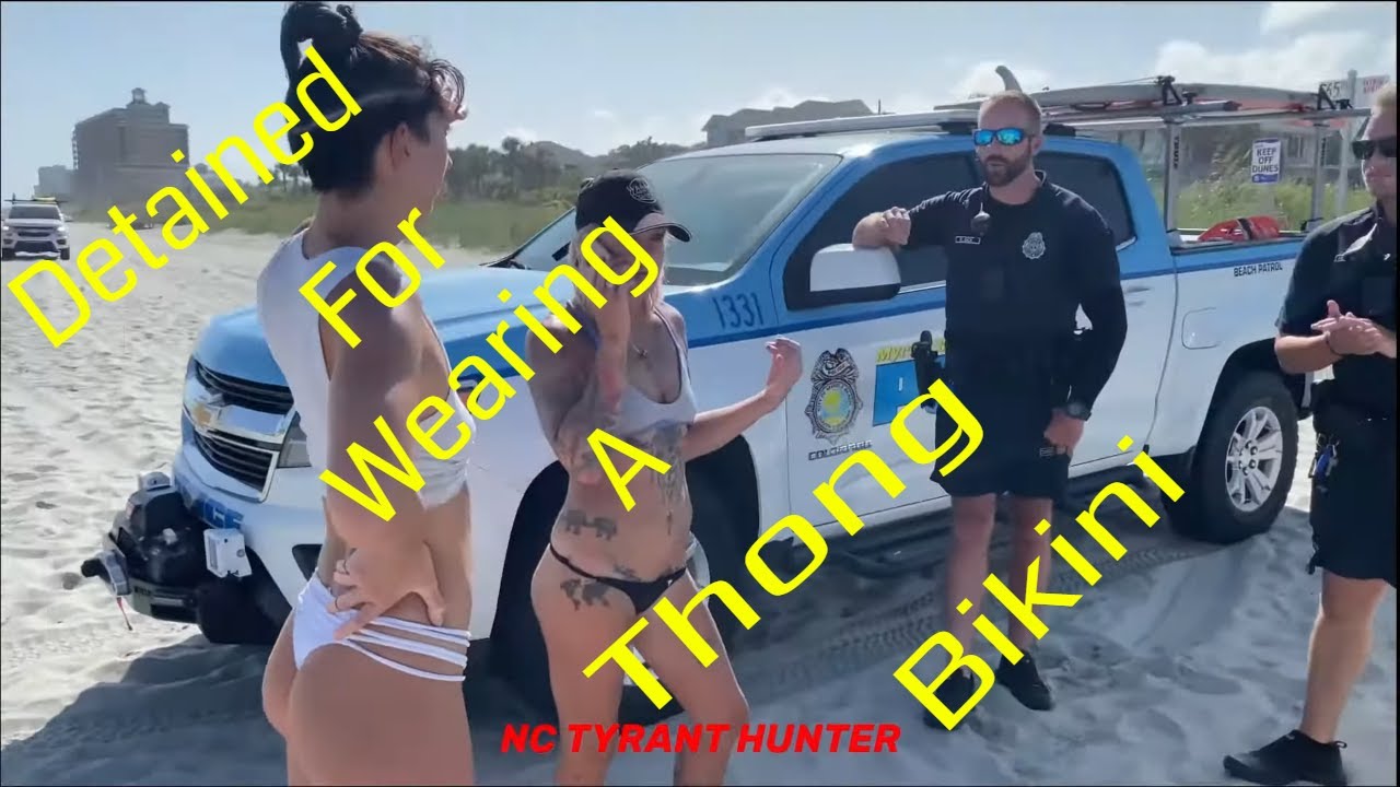 Woman detained by Myrtle Beach Police for wearing thong bikini