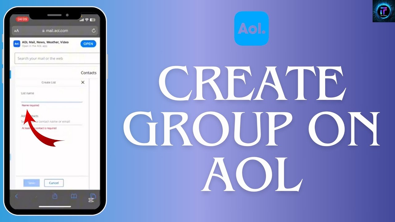 How to Create a Group on AOL Mail 2024 | Simplify Communication - YouTube