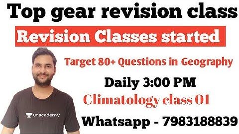 NTA UGC NET 2021 | Revision Class 1 | Climatology Revision Class 1 | By Ankit Sir | Daily 3:00PM
