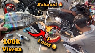 Mt15 exhaust sound modification 🔊||sc project exhaust || karol bagh  @Rohitadhikarivlog ￼