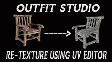 Outfit Studio - How to Retexture Items Using UV Editor