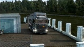 SCANİA TANKER İLE KISA SEFER V2 KURT EGZOZ MUKEMMEL SES ETS2