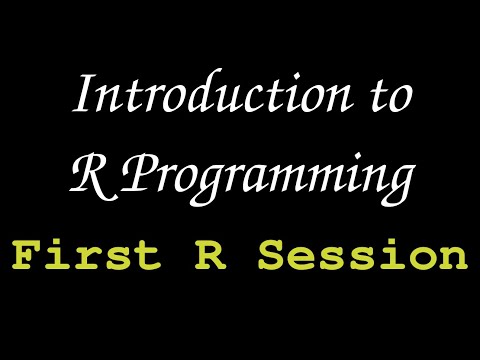 Intro To R